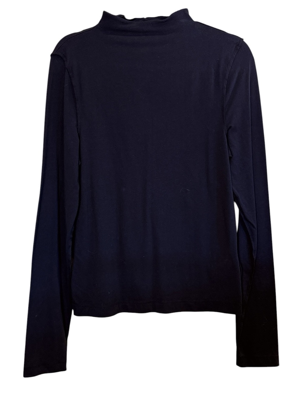 We The Free Women’s Kenzie Black Mock Neck Cotton Blend Top sz L